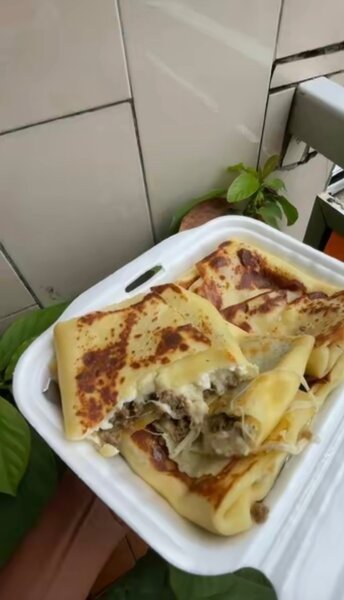Crêpes au fromage (2pcs)