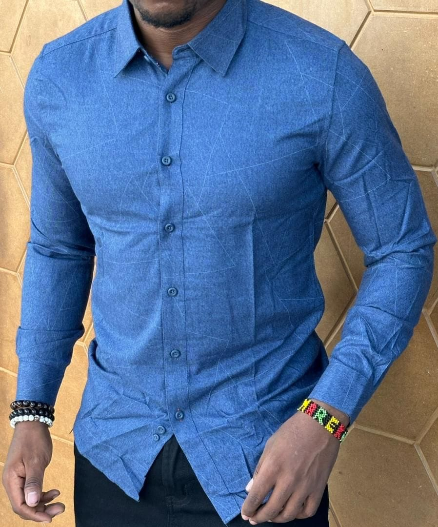 Chemise bleu