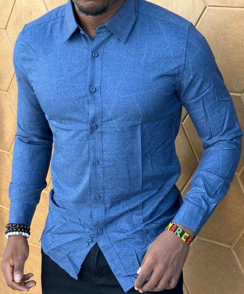 Chemise bleu