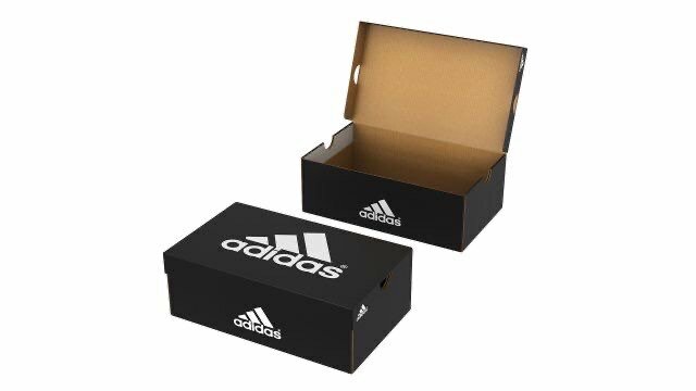 Carton adidas noir / protection emballages