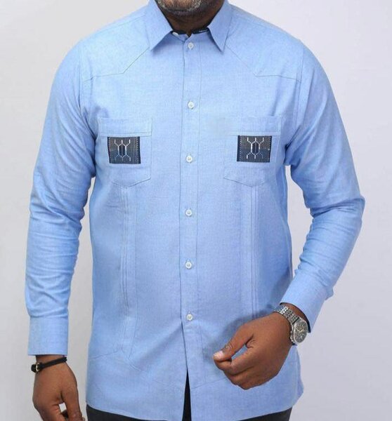 Chemise bleu élégante pour hommes
