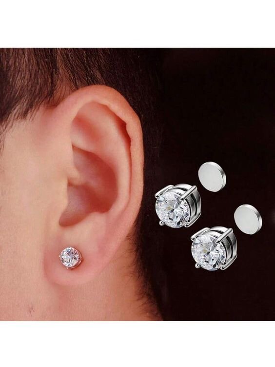 Boucles d'oreilles Clous Zircon