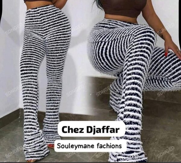 Pantalons rayés élégants