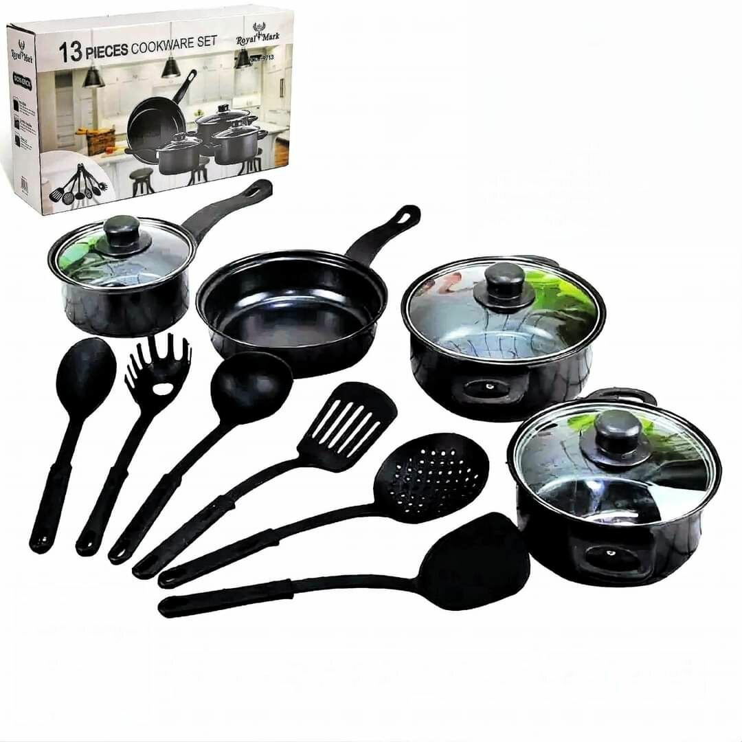 ENSEMBLE DE SOUPIÈRES ET USTENSILES 13 PIECES