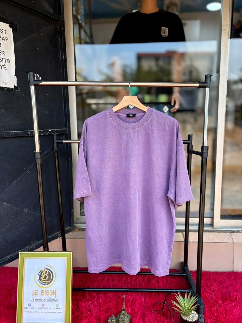 T-shirt unisexe violet