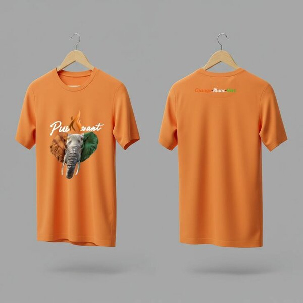 T-shirt éléphant puissant