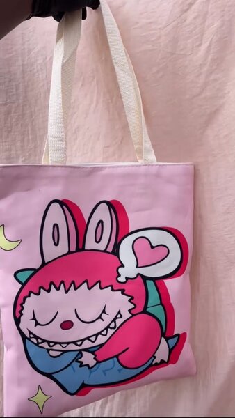 Sac cabas lapin amusant