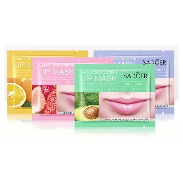 Masque à lèvres fruité hydratant