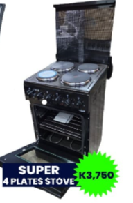 Electrical 4 plates stove Super 