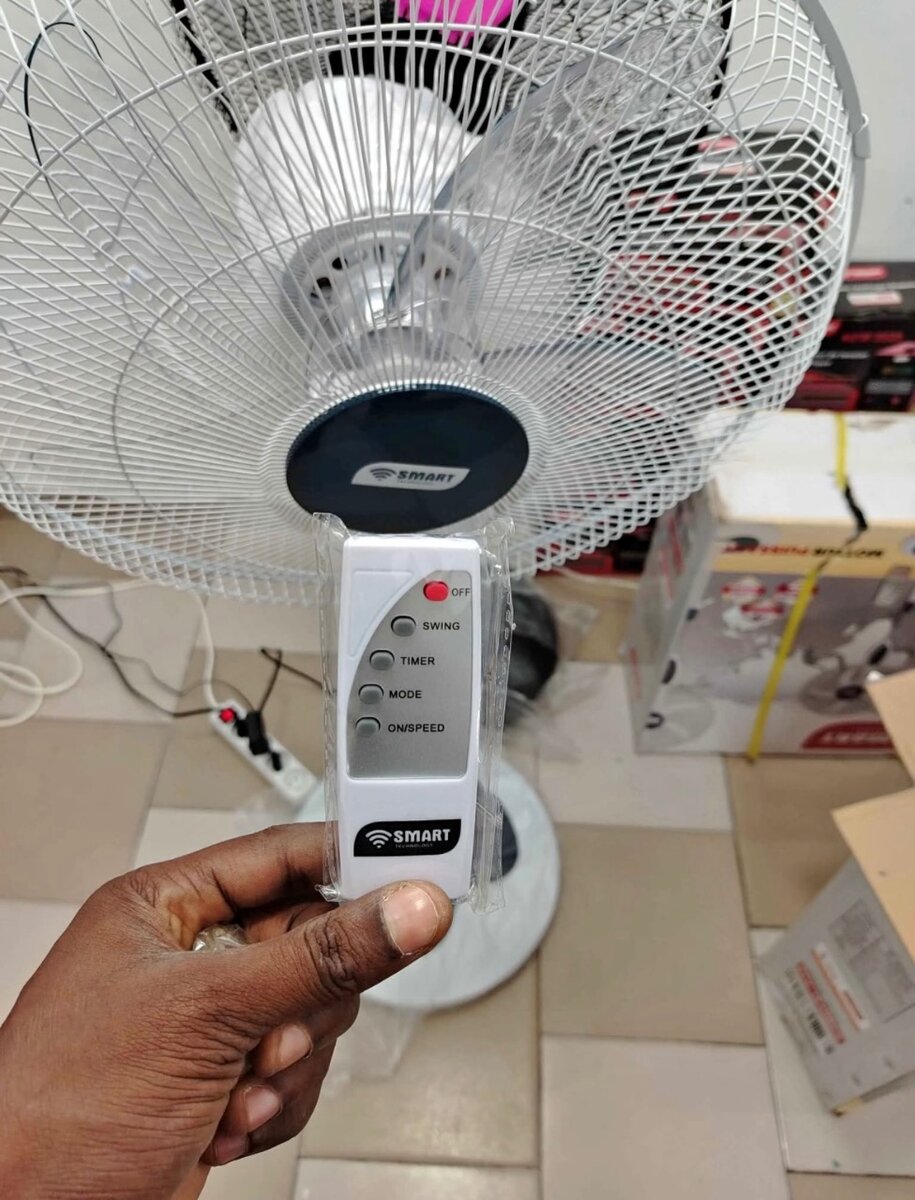 Ventilateur oscillant avec télécommande