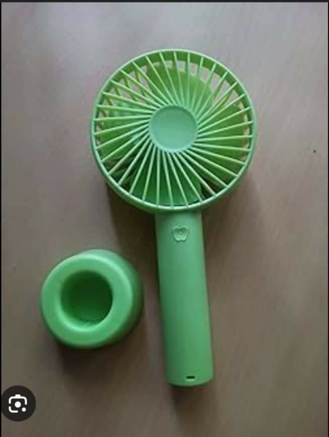 Portable hand fan