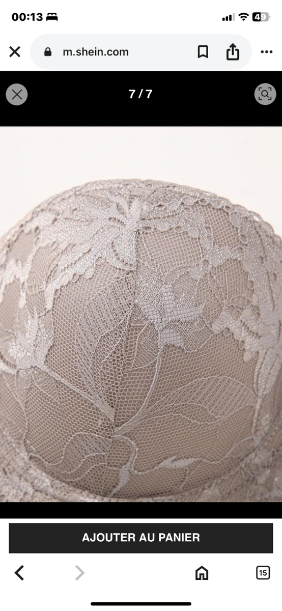 Soutien-gorge en dentelle élégante