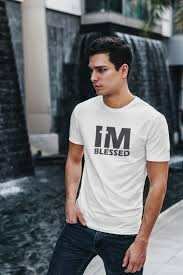 T-shirt blanc imprimé coton
