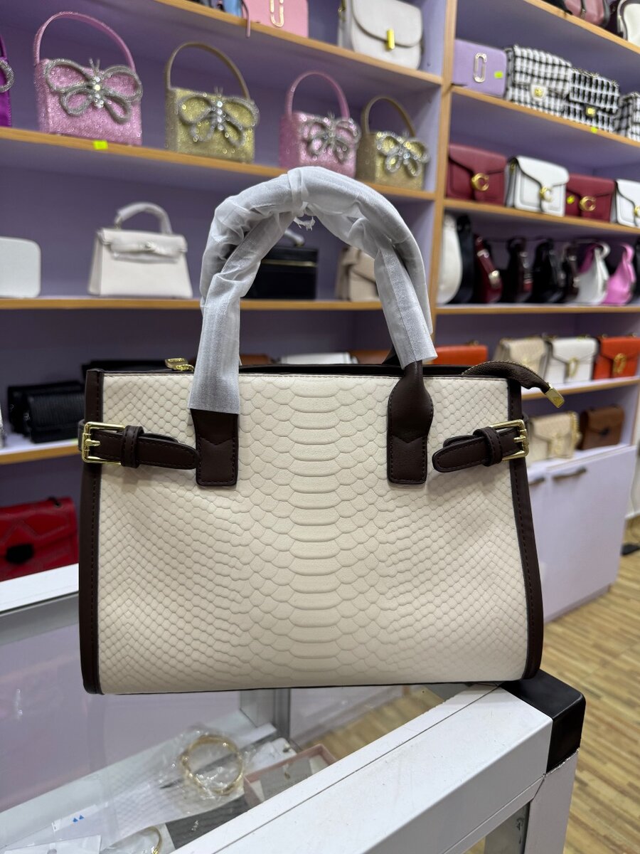 Off white Trendy Bag