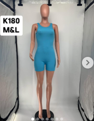 Soft Ribbed Rompers Perfect for gym