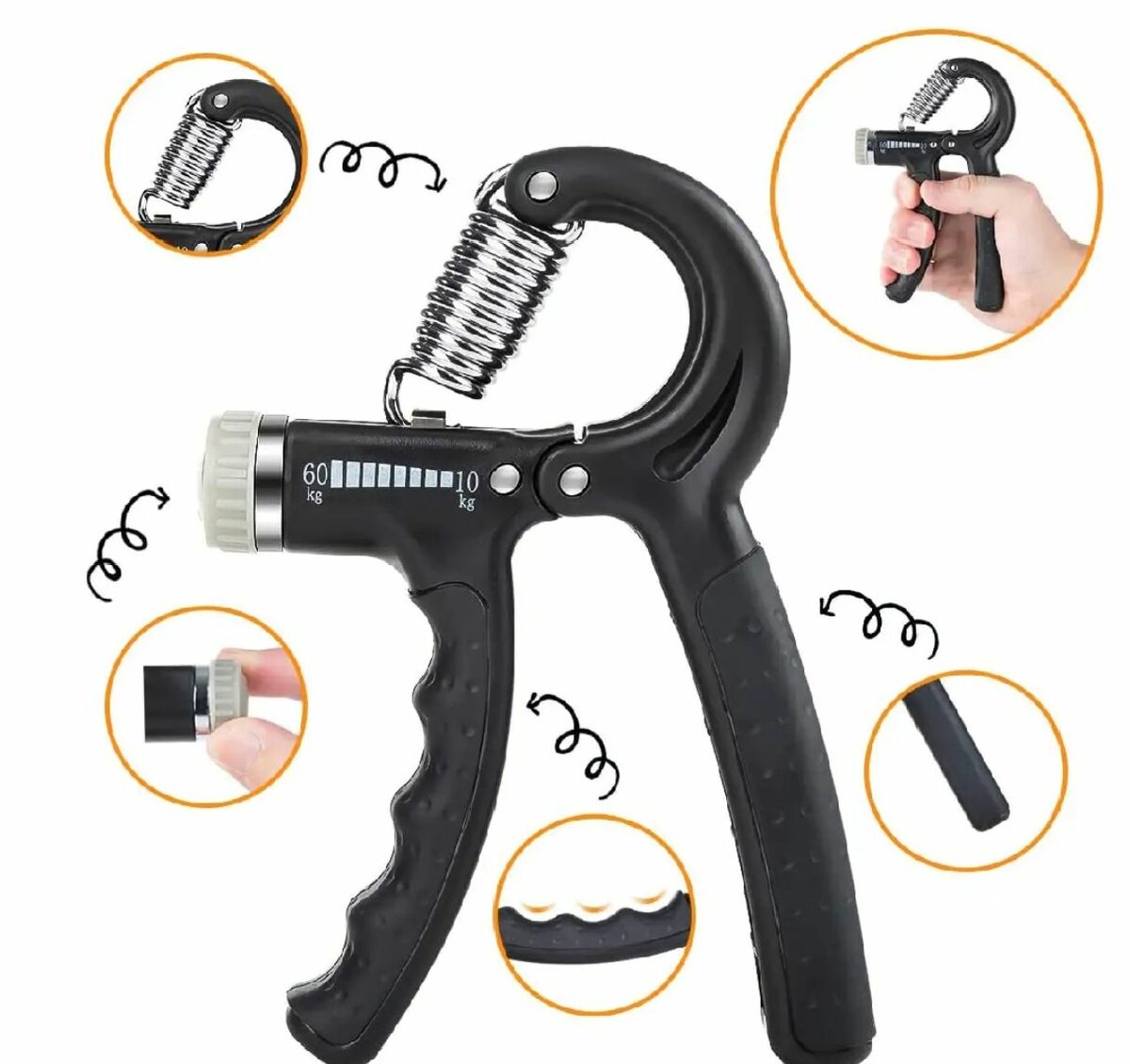 Hand Grip Strengthener Réglable