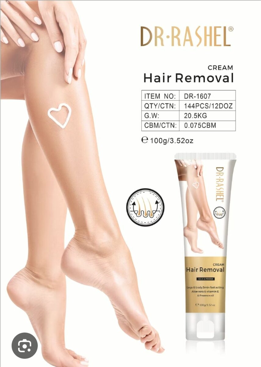 Crème Épilation Rapide DR-RASHEL