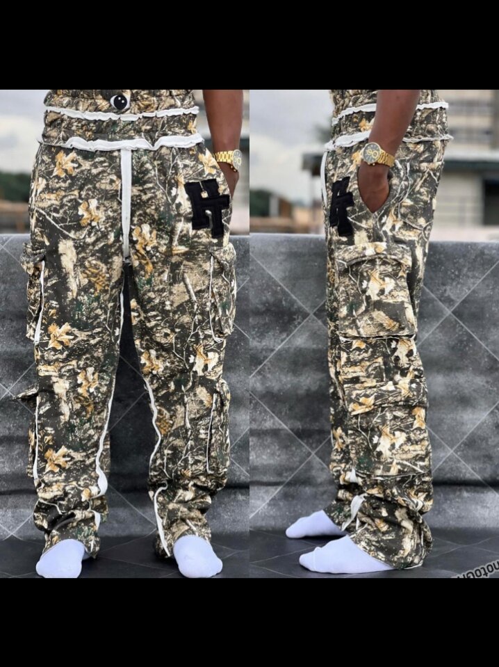Pantalon cargo streetwear homme