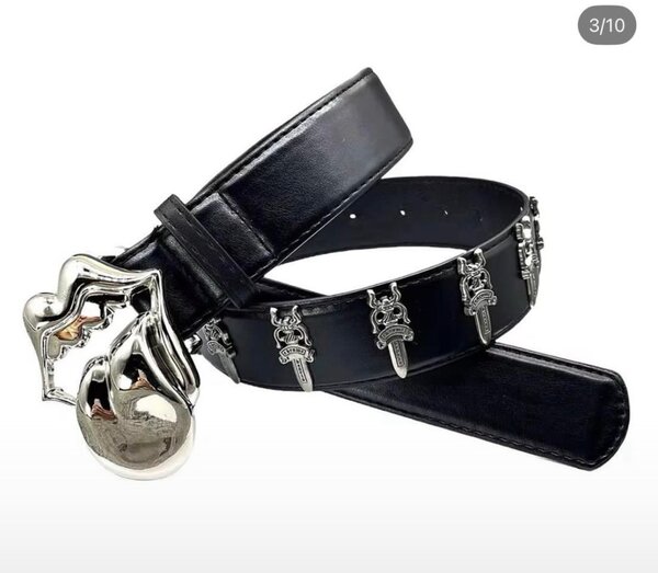 Ceintures en cuir décoratives