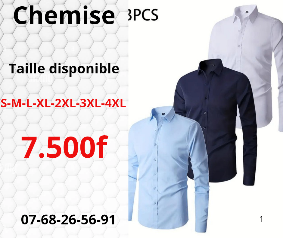 Chemise élégante pour hommes