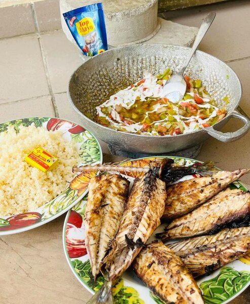 Poisson Grillé avec Couscous