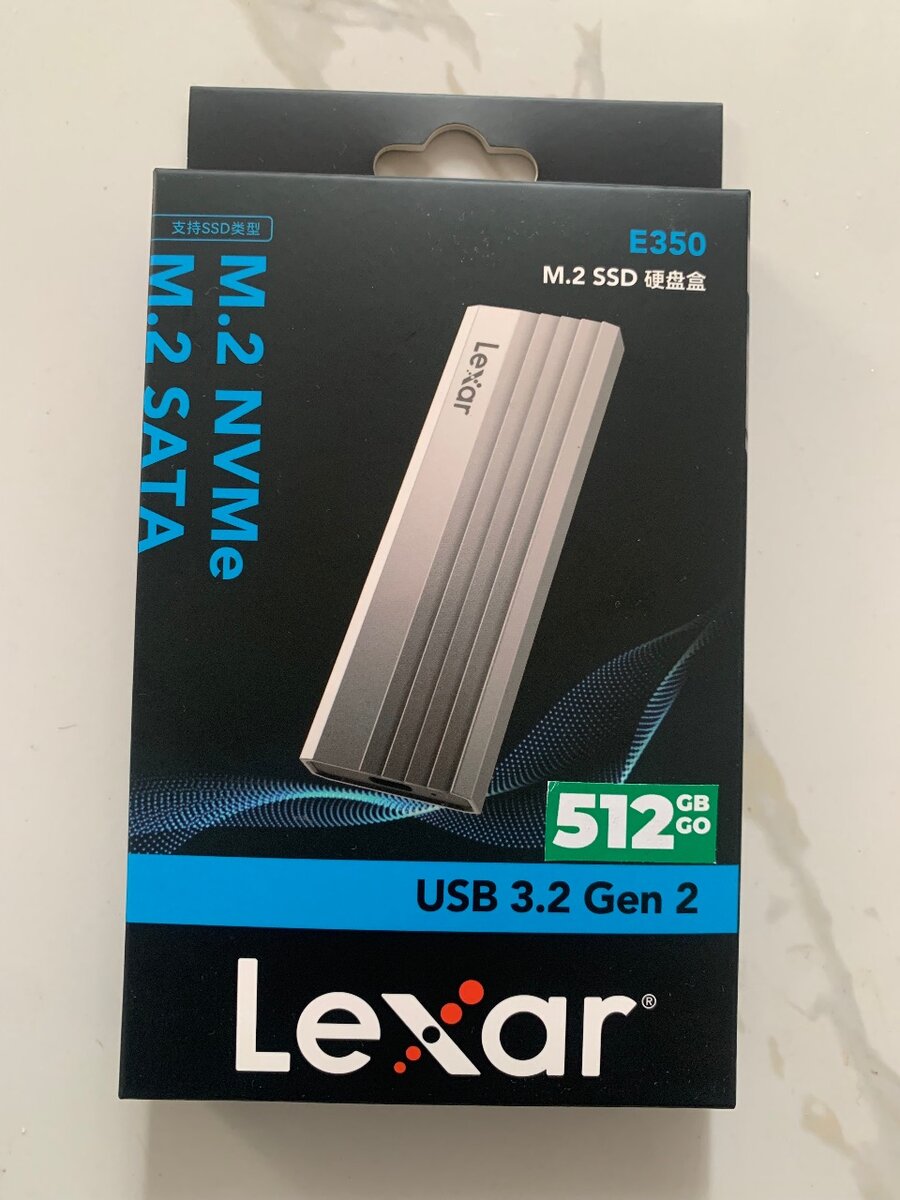 Disque dur externe SSD 512 Gb