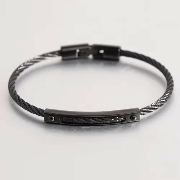 Bracelets tendance acier inoxydable