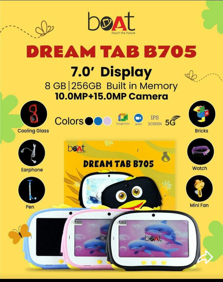 Tablette pour enfants 7" 8GB