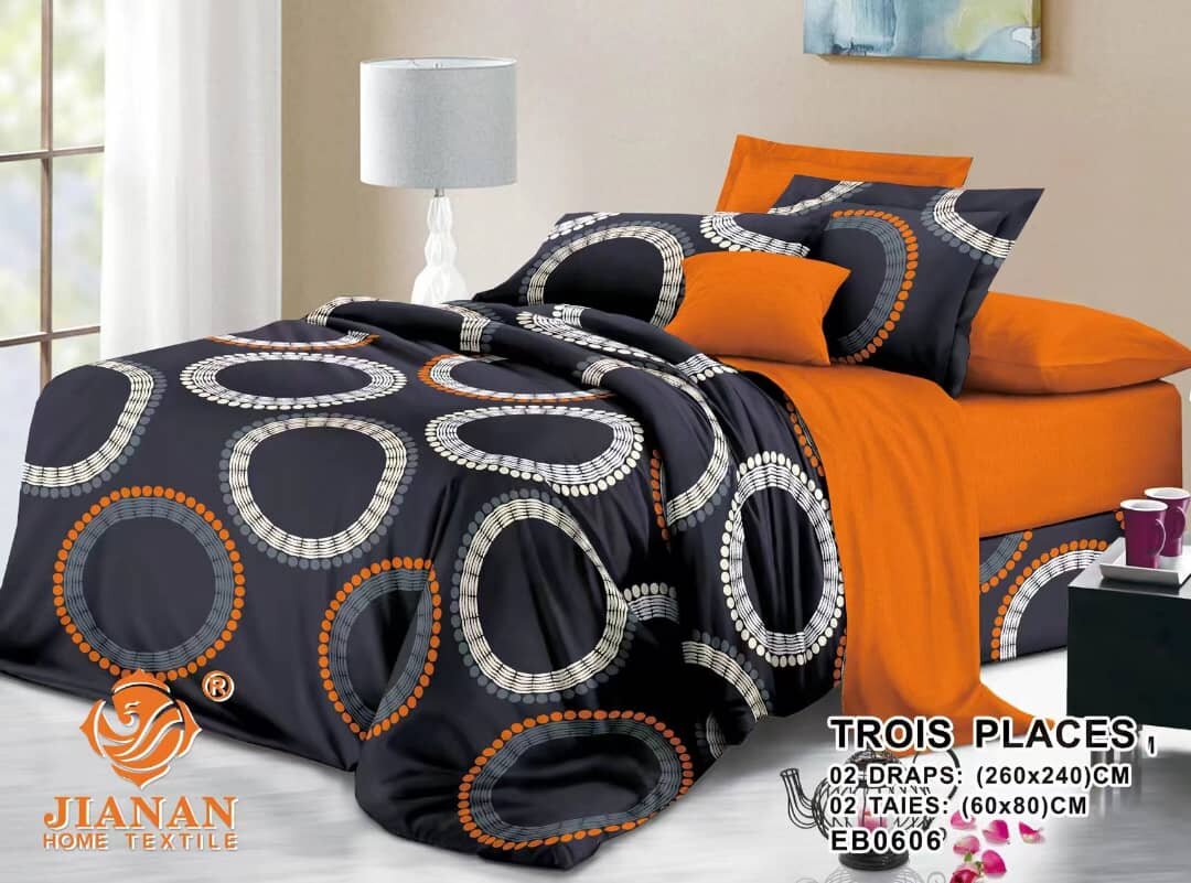 2 draps 3places et 2taies