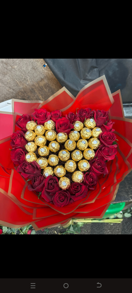 Bouquet de Roses et Chocolats