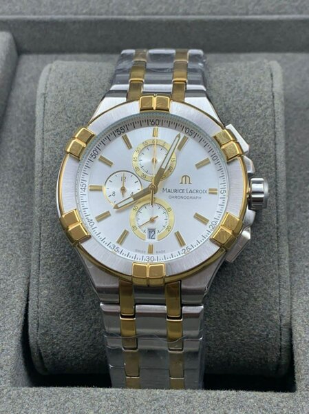 Montre Chronographe Dorée Homme