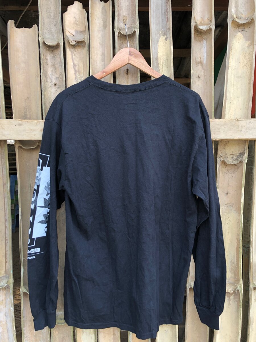 Sweat à manches longues noir GANT