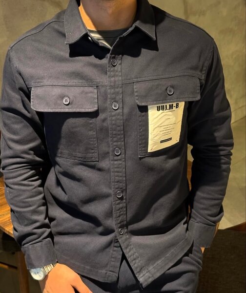 Джинсовая Рубашка размеры (M/L/Xl/2,3Xl)