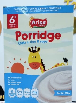 Arise foods porridge available ⚡Wheat + rice & soya