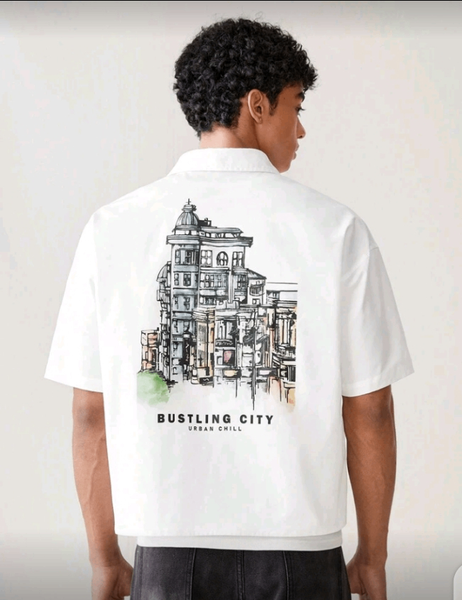 Chemise urbaine dessinée