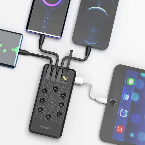 Power bank  4 câbles charge rapide