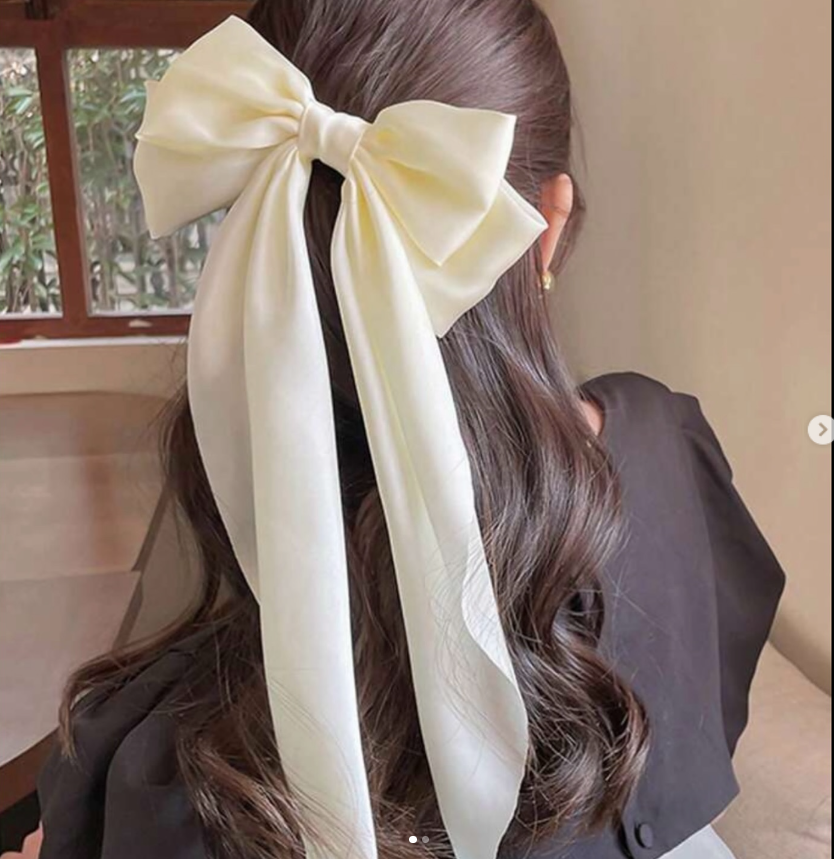 white bow