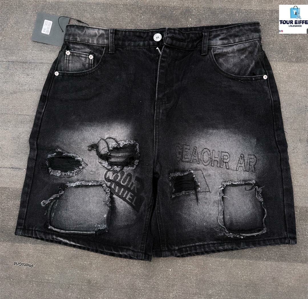 Shorts en jean déchiré stylé