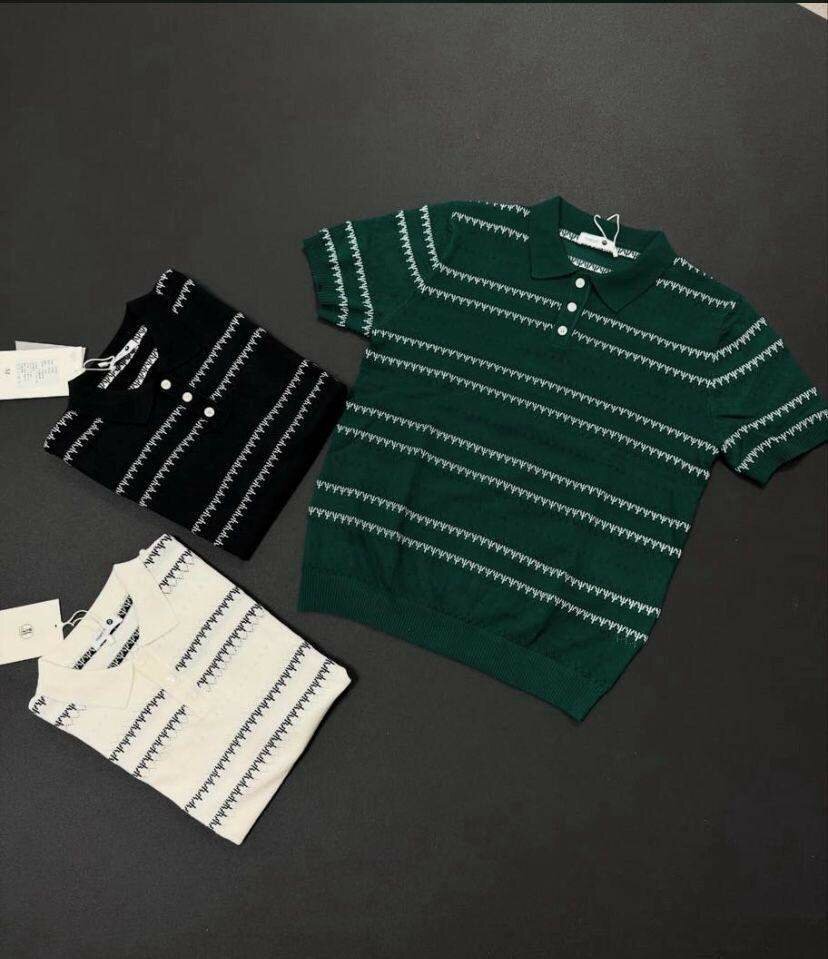 Polo à rayures chic homme