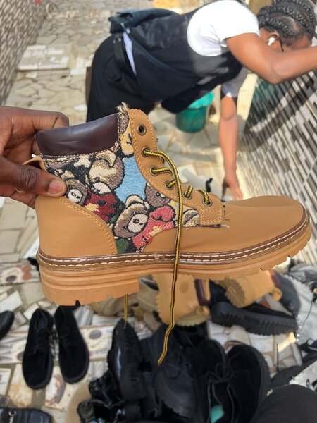 Bottes en cuir tendance