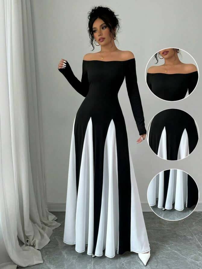 Robe élégante à volants