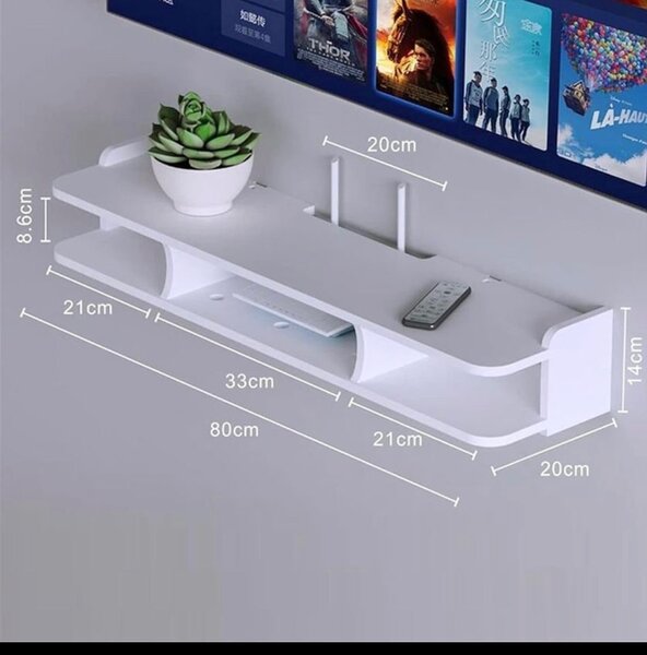 Étagère Blanc Salon TV