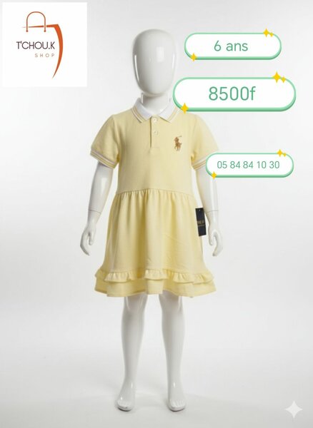 Robe Polo Enfant Élégante