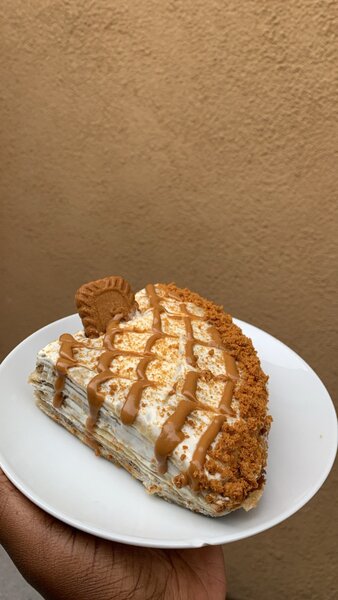 Grosse part Gâteau crêpes