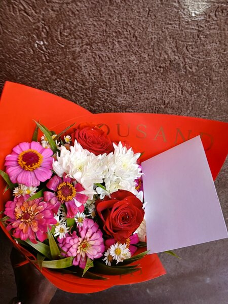 Bouquet de fleurs romantiques