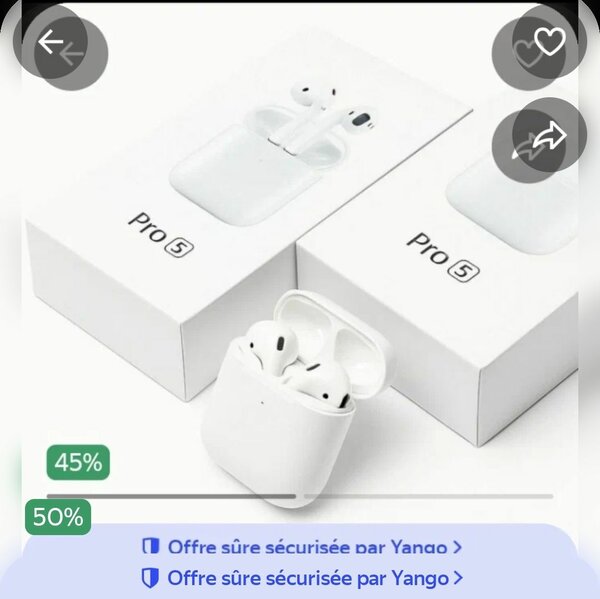 Écouteurs Bluetooth Pro 5