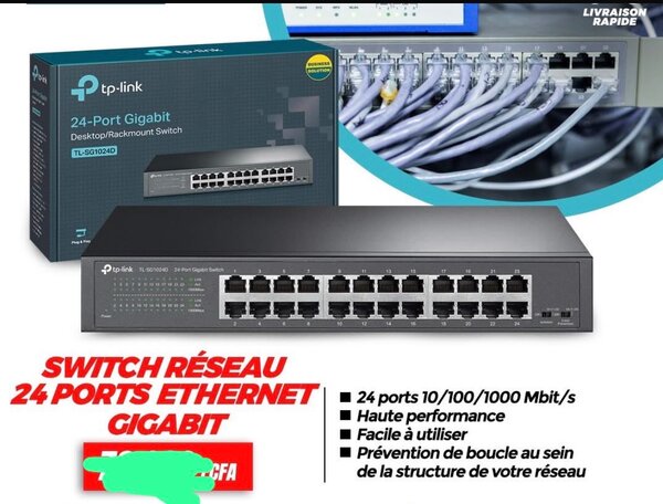 Switch Gigabit 24-Portes