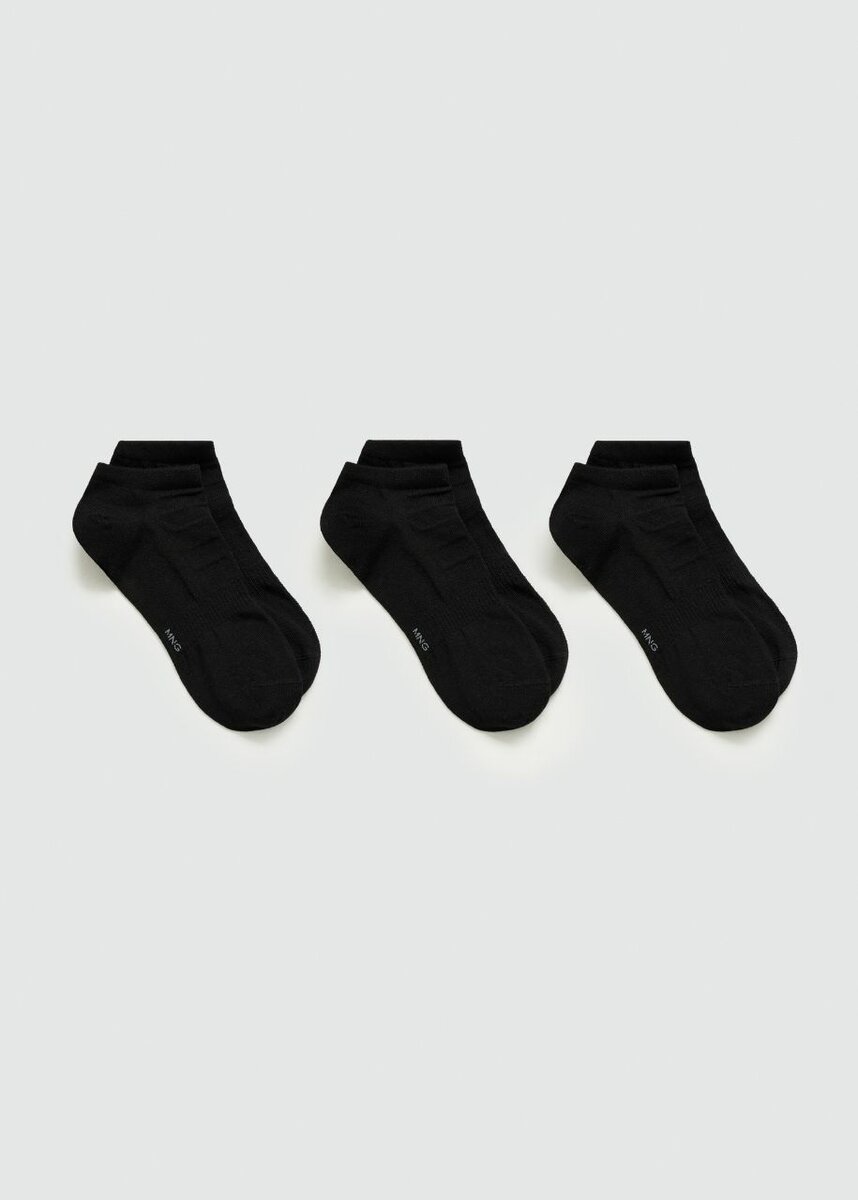 Black short socks