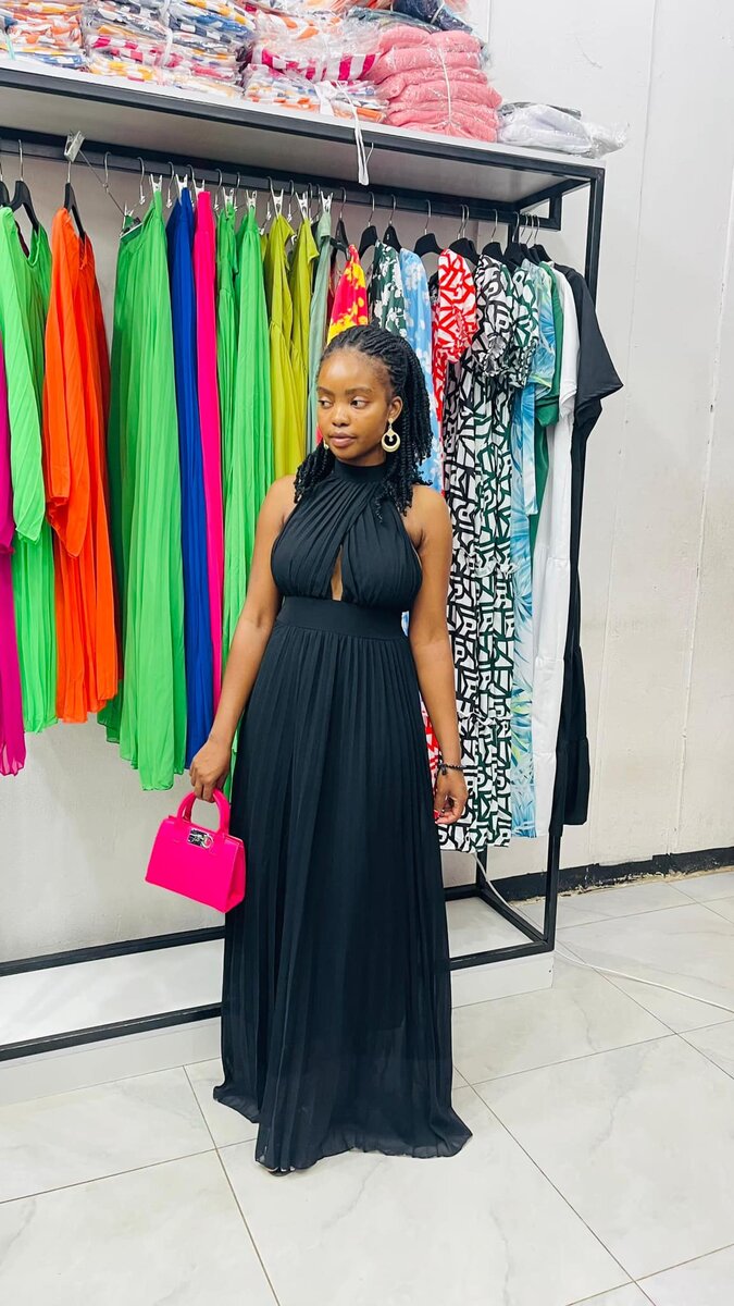 Open back summer dress