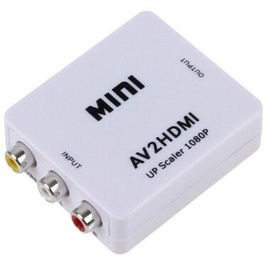 AV to HDMI Video Adapter for Smart TV, VCR, DVD, VHS Player